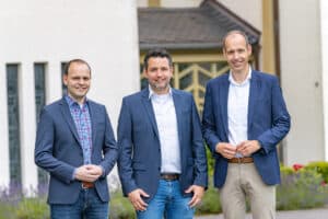 Die Stadtratsmitglieder der CDU in Obersundern: Fabian Blome, Sebastian Booke und Stefan Lange